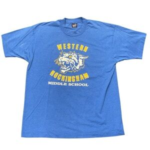 Vintage Fruit Of The Loom Best XL T-Shirt Made In USA - Single Stitch Blue 90s